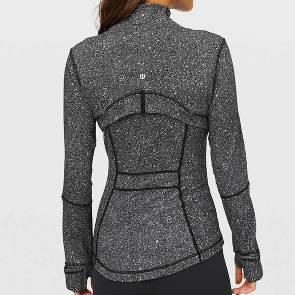 LULULEMON Define Jacket Luminesce Splatter White Black - Picture 2 of 8